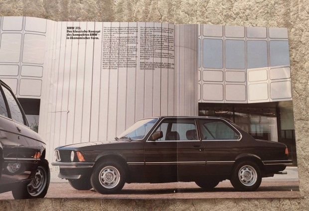 BMW E21 (1983) hibtlan prospektus, katalgus.