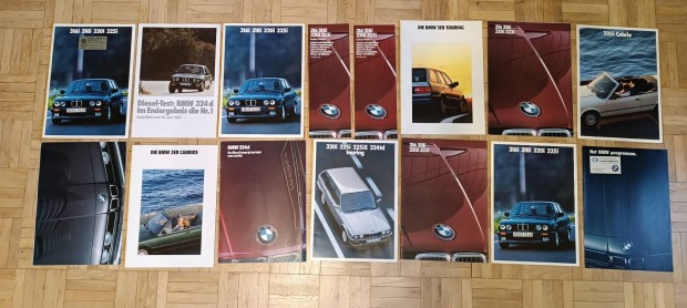 BMW E30 eredeti prospektus gyjtemny 