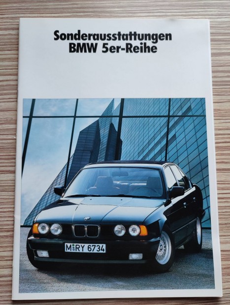 BMW E34 gyri  extrk (1989) prospektus, katalgus!