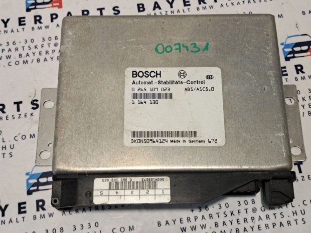 BMW E38 E39 520i 523i 528i ABS ASC vez�rl� egys�g doboz