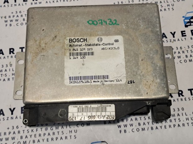 BMW E38 E39 520i 523i 528i ABS ASC vez�rl� egys�g doboz
