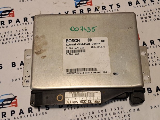 BMW E38 E39 525tds 525tds 725tds ABS ASC vez�rl� egys�g doboz