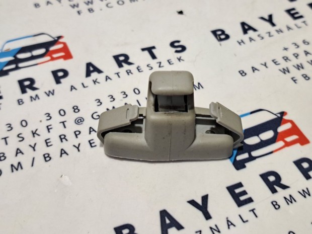 BMW E39 E38 E53 X5 szürke napellenző rögzítő tartó fül konzol tetőkár