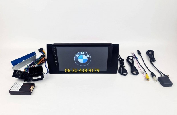 BMW E39 X5 E53 Android autrdi fejegysg gyri helyre 1-6GB Carplay