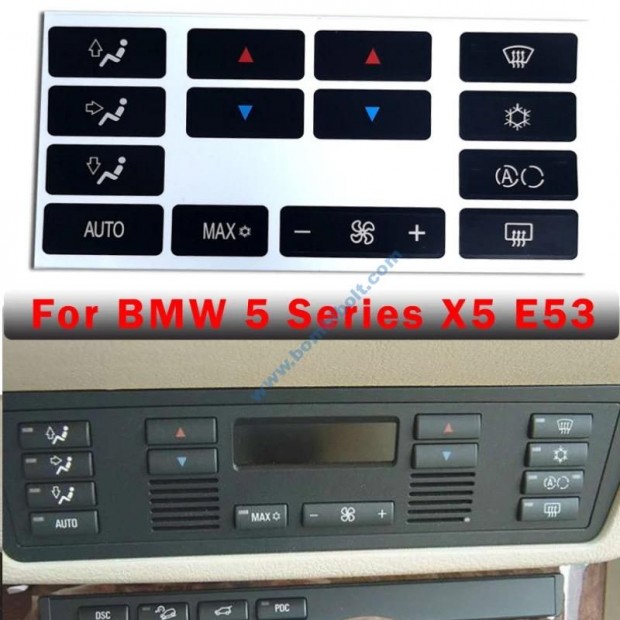 BMW E39, E53 X5 klma panel gombsor matrica