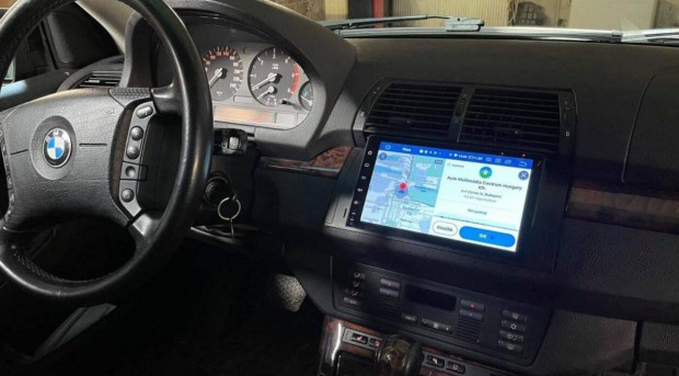 BMW E39, E53, X5, Carplay Android Multimdia GPS Rdi Tolatkamerval