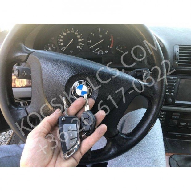 BMW E39 autkulcs msols, programozs