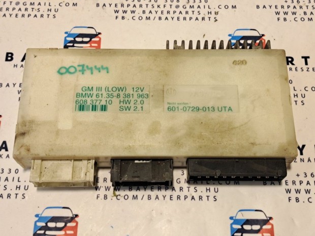 BMW E39 komfort modul GM III LOW ground modul elektronika