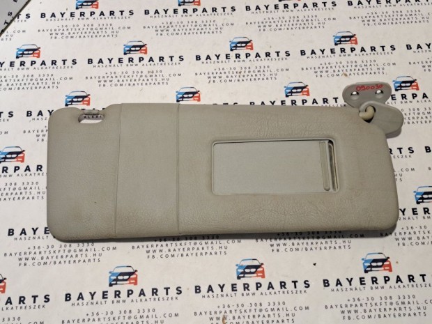 BMW E39 sedan touring szürke jobb sminktükrös napellenző