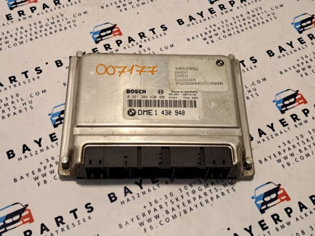 BMW E46 316i 1.6 M43 ECU computer motorvez�rl�