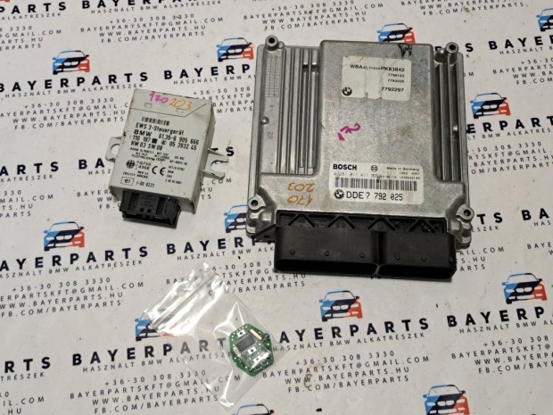BMW E46 318d  M47n ECU EWS computer motorvez�rl� ind�t� szett
