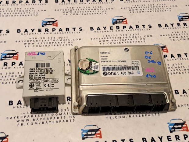 BMW E46 318i 318ci M43 M43TUB19 ECU EWS computer motorvezérlő szett -