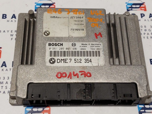 BMW E46 318i N42 N42B20 ECU computer motorvezrl