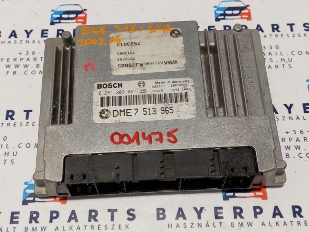 BMW E46 318i N42 N42B20 ECU computer motorvezrl