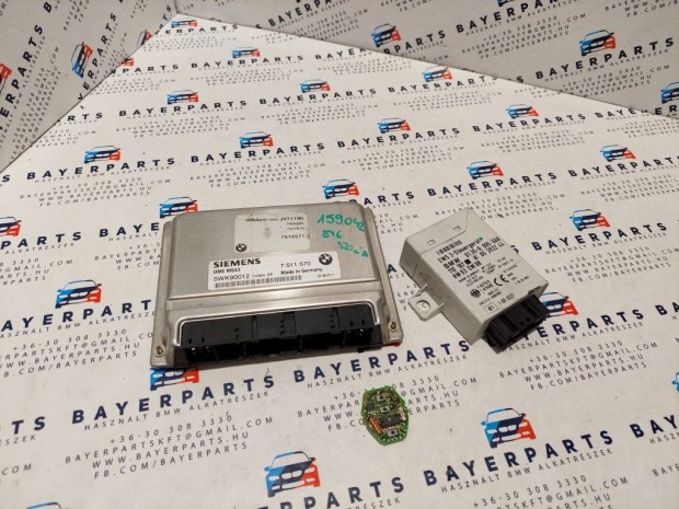 BMW E46 320i automata M54B22 170le ECU EWS computer motorvezérlő in