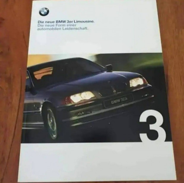 BMW E46 3-AS Limuzin Prospektus 1998 318i 320i 323i 328i 320d
