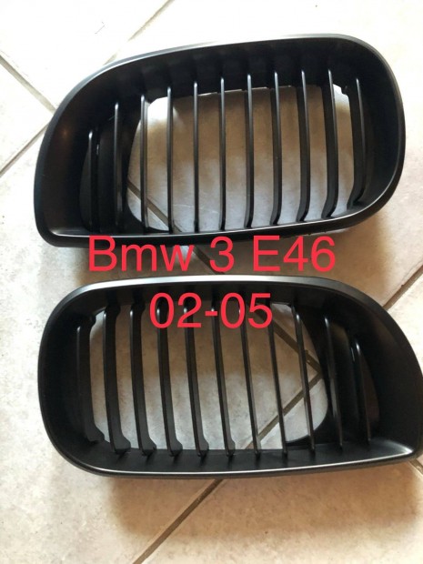 BMW E46 3 dszrcs / vese / htrcs fekete 2002-2005 matt