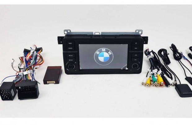 BMW E46 Android autrdi multimdia fejegysg navi 2GB + Carplay