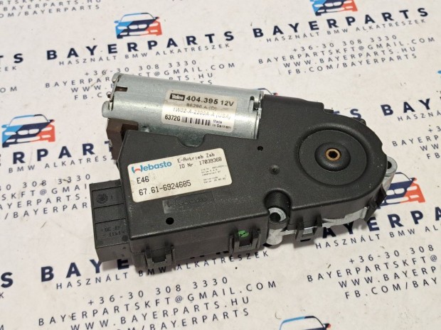 BMW E46 E38  tetablak schiebedach toltet motor