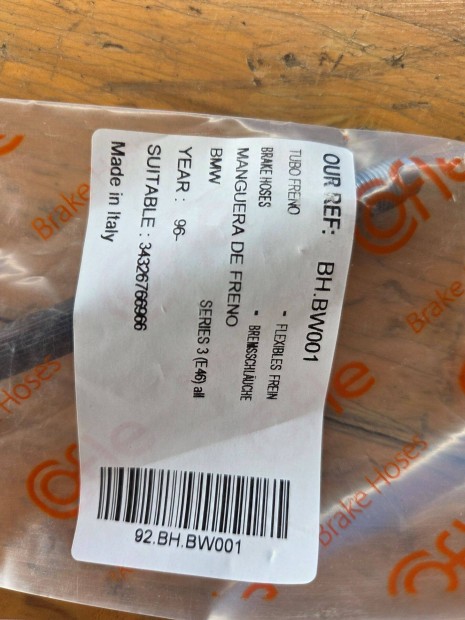 BMW E46 Els� gumi f�kcs�