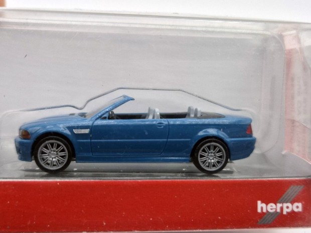 BMW E46 M3 cabrio - kk -  Herpa - 1:87 - srlt dobozzal