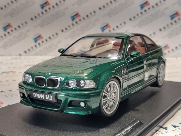 BMW E46 M3 coupe - zld -  Solido - 1:18