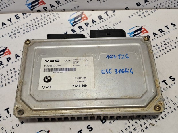BMW E46 VVT valvetronic vezérlő