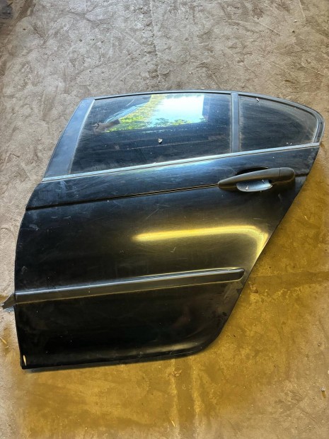 BMW E46 bal hts ajt fekete sedan 