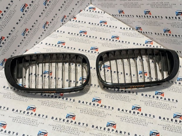 BMW E46 coupe cabrio facelift szimpla fényes fekete vese hűtőrács