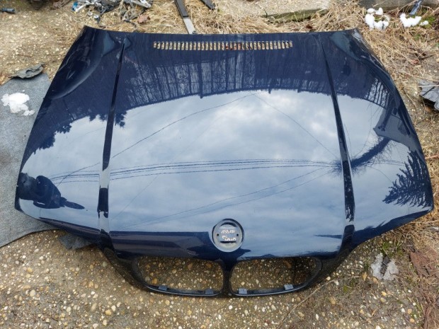 BMW E46 coupe cabrio kék orientblau motorháztető géptető - sérült