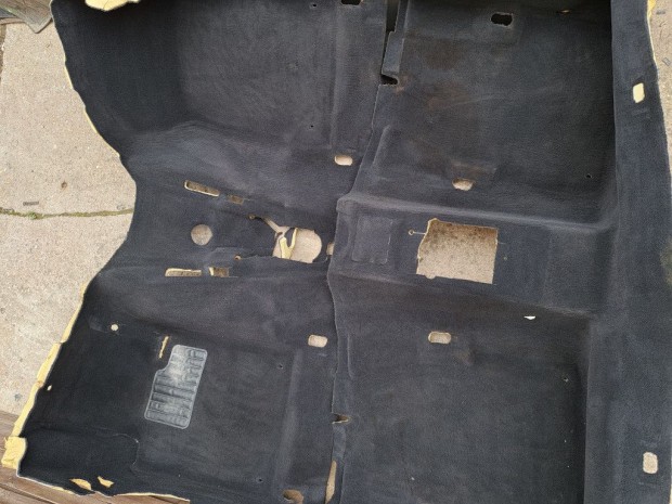 BMW E46 coupe fekete nagy szőnyeg kárpit nagyszőnyeg