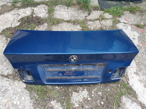BMW E46 coupe kk topasblau csomagtr fedl ajt resen hibval