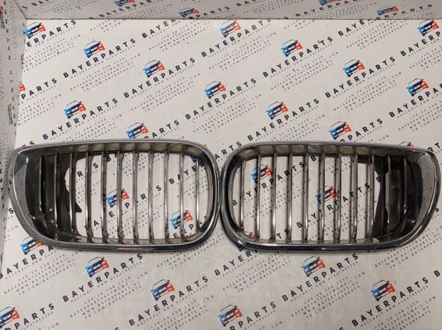 BMW E46 facelift sedan touring króm vese hűtőrács grill - fülhiányos