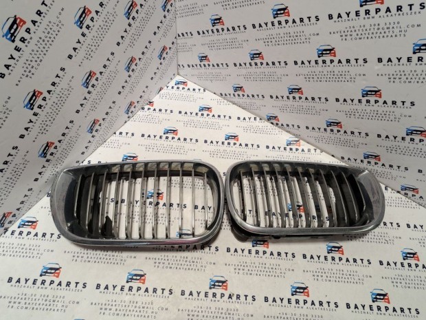 BMW E46 facelift sedan touring króm vese hűtőrács grill - fülhiányos