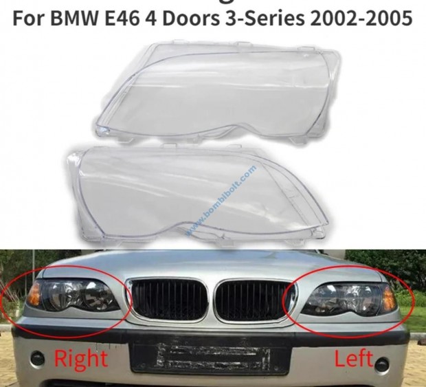 BMW E46 facelift szedn / touring lmpabra, fnyszr bra 2002-2005