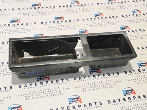BMW E46 fekete középső középkonzol rolós tároló rekesz - roló nélkül