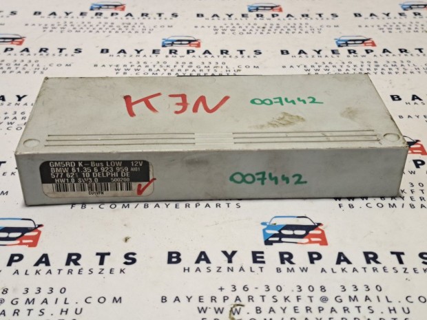 BMW E46 komfort ground modul elektronika GM 5 GM5 GM5RD K-Bus Delphi