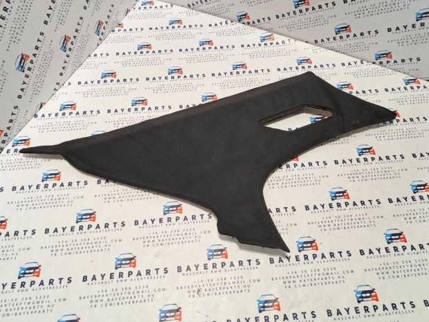 BMW E46 sedan bal hts fekete C oszloptakar oszlop takar - lg