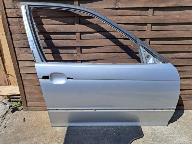 BMW E46 sedan touring ezüst titansilber titansilver jobb első ajtó