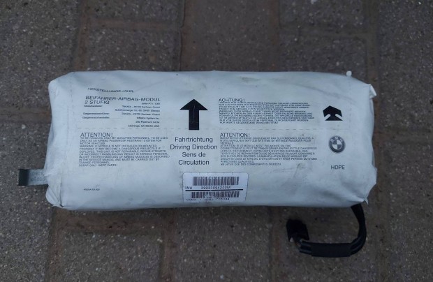 BMW E46 utasoldali légzsák, jobb első légzsák
