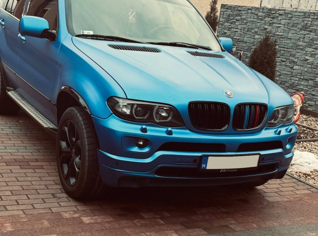 BMW E53 facelift ( x5 ) vese htrcs lakk fekete dupla plcs M csko