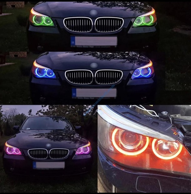 BMW E60 E61 OPL sznvlts RGB led Angel Eyes