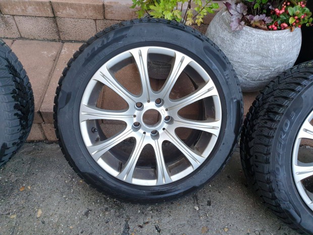 BMW E60-E61, F10- F11, 17" M style felni garnitra + tli gumik