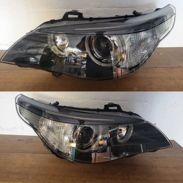 BMW E60 E61 egyedi, feljtott kanyarkvet fnyszr, lmpa