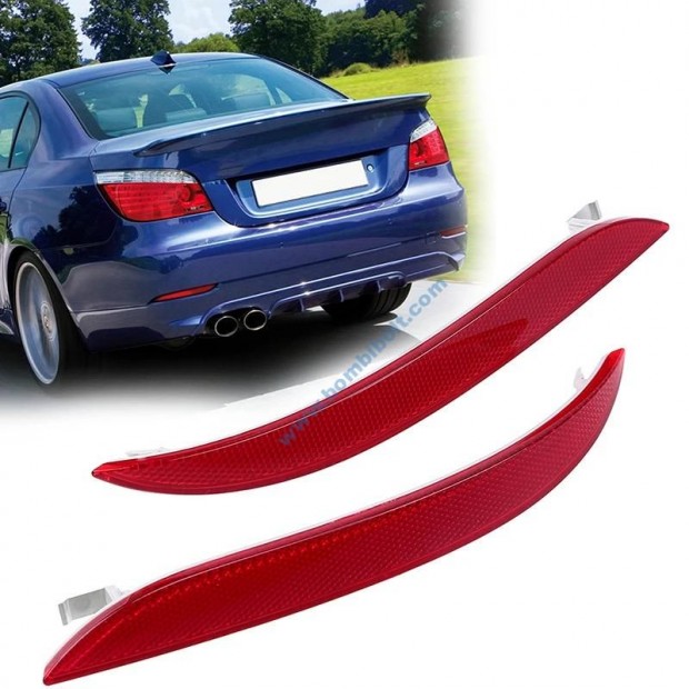 BMW E60 LCi lökhárító prizma, macskaszem , 63147183913, 63147183914