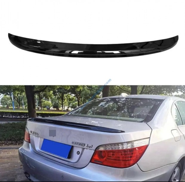 BMW E60 MP style spoiler / csomagtér szárny, fényes fekete