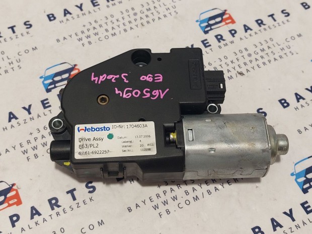 BMW E81 E82 E87 E90 E92 E63 tetőablak schiebedach tolótető motor