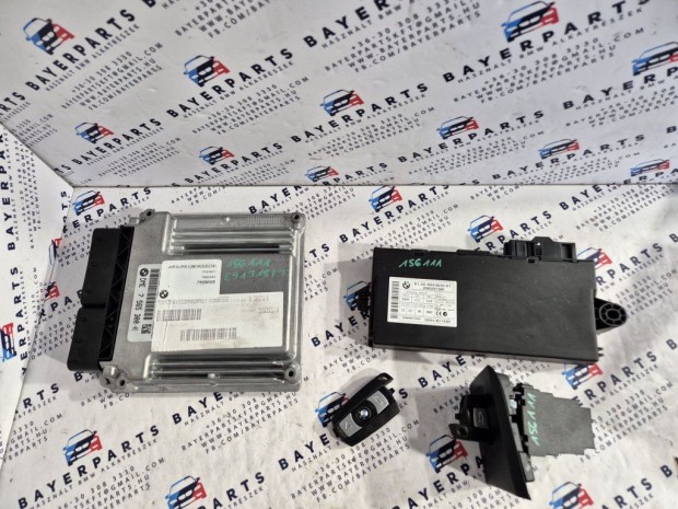 BMW E90 318i N46 ECU CAS  motorvezrl elektronika computer szett