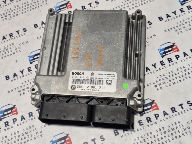 BMW E90 320d 163le M47 ECU motorvezérlő elektronika computer