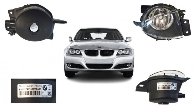 BMW E90 E91 E92 E93 jobb oldali ködlámpabmw E90 E91 , cikkszám 6948374